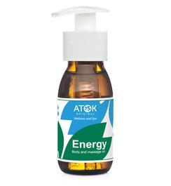 Masážní preparáty - Tělový a masážní olej Energy - B2118D - 50 ml