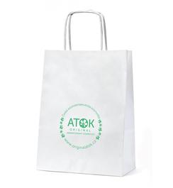 Doplňkový materiál - Papírová taška logo ATOK - D0011