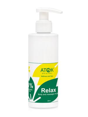 Masážní preparáty - Tělový a masážní oleogel Relax - B2113G - 200 ml